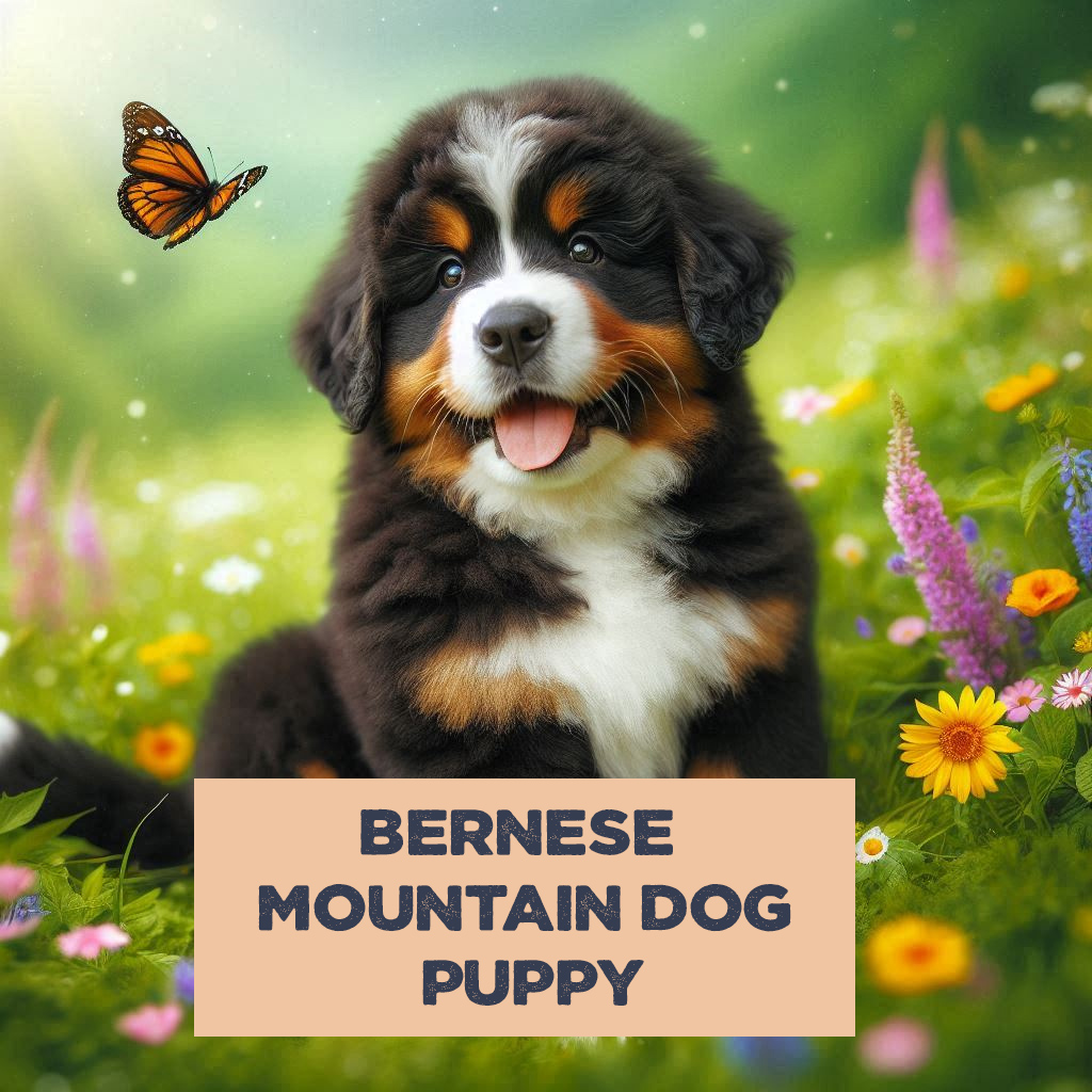 bernese mountain dog puppy