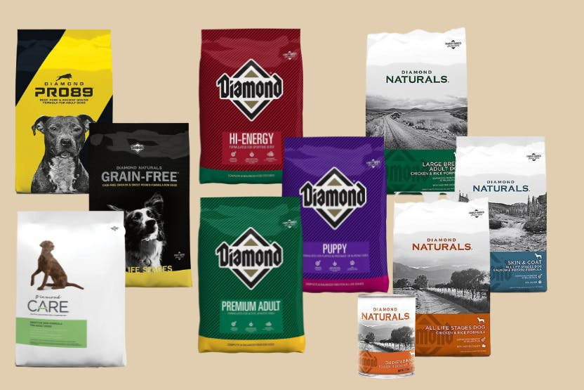 Diamond Naturals Dog Food Packaging