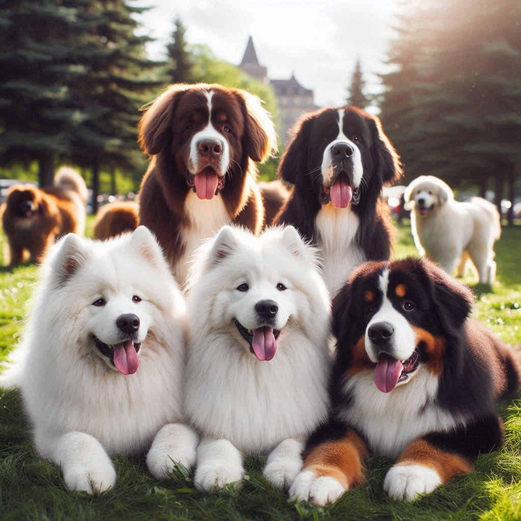 big fluffy dog breeds